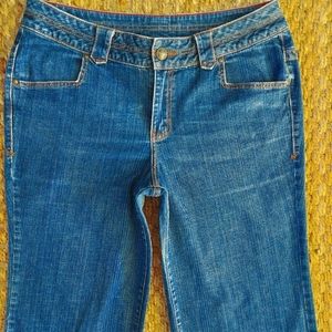 Lane Bryant Wide Leg Crop Jeans 16